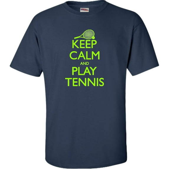 Adult Keep Calm And Play Tennis T-Shirt