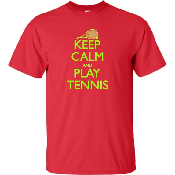 Adult Keep Calm And Play Tennis T-Shirt