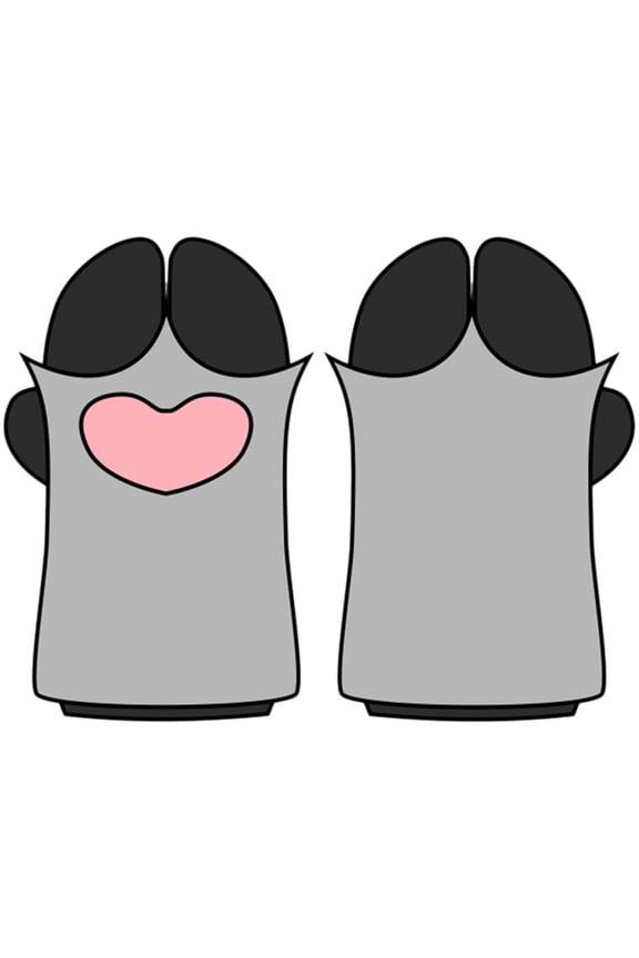 Adult Kid Easter Gloves Cosplay Mittens Full-finger Gloves Cartoon Sheep Hoof Shape Mittens Carnivals Party Supplies