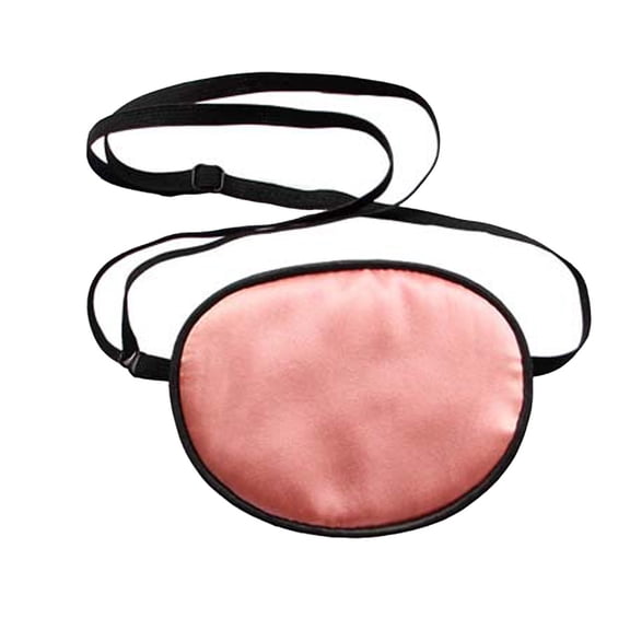 Adult Kids Amblyopia Strabismus Lazy Eye Adjustable Soft Pirate Eye Patch Single Eye Mask (Kids) ,Color 1