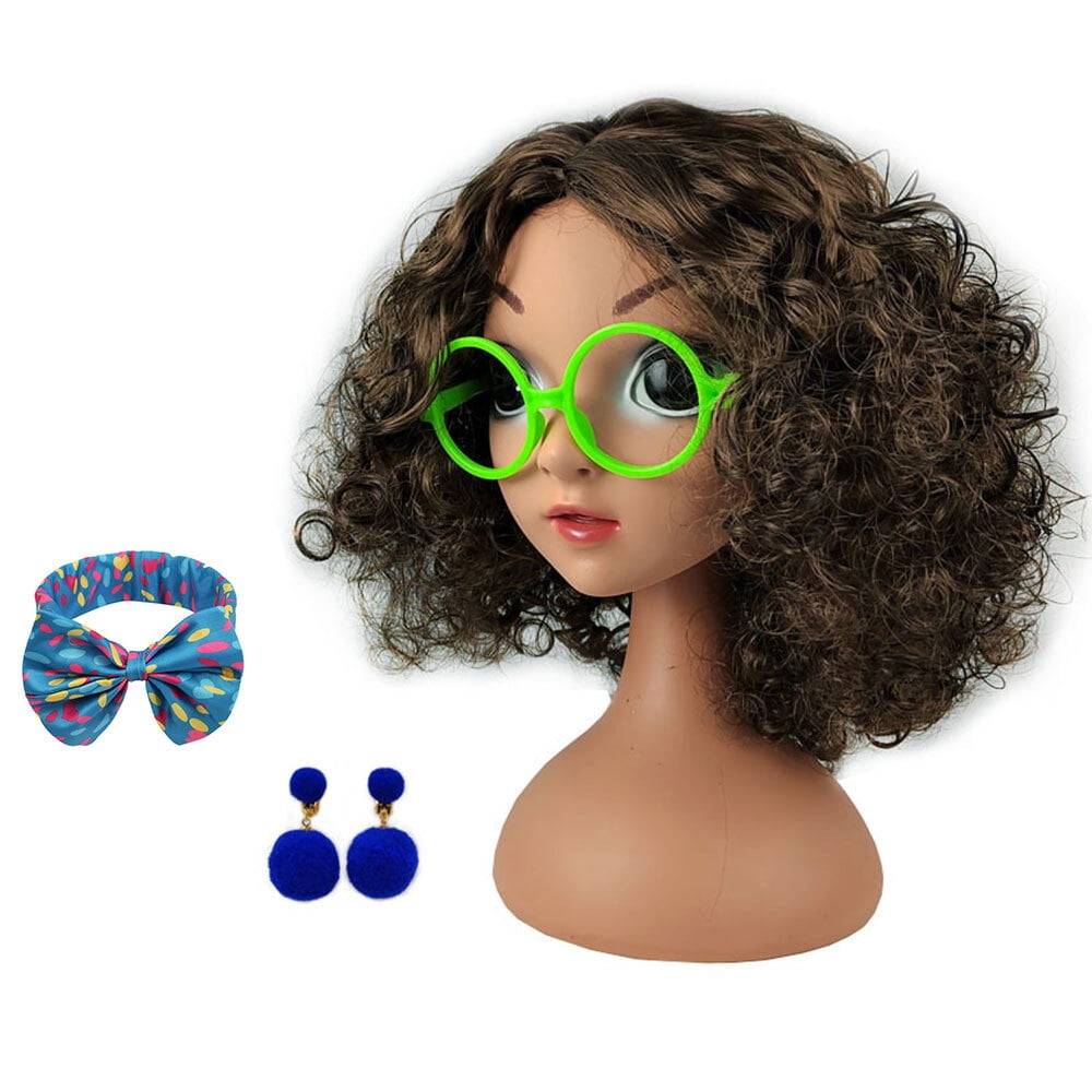 Adult Kids Encanto Wig Hair Mirabel Isabella Pepa Cosplay Halloween