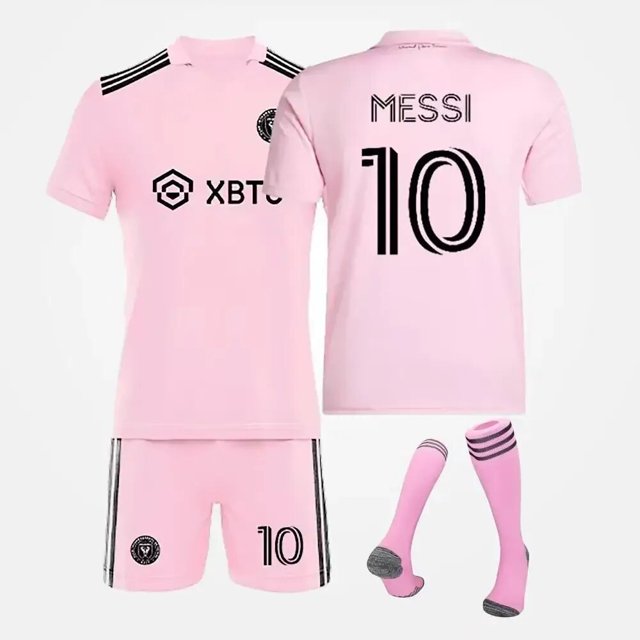 Adult, Kids Soccer Jersey Boys, and Girls Soccer Jersey 10# Messi, #,7
