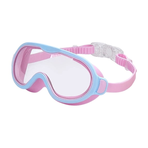 Adult Kids Swim Goggles, Waterproof Large Frame Swimming Goggles with Adjustable Strap, No Leakage for Men Women Youth