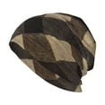 thumbnail image 1 of Adult Knitted Cap 11 X 10.6 In Two-Layer Design Breathable Light Dry And Easy Care Covering All Antiskid Anti-Wrinkle Argyle Plaid Khaki_3, 1 of 8