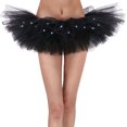 thumbnail image 1 of Adult LED Tutu Light Mesh Petticoat Dance Rave Tutu Skirt for 80s Costume Party, 1 of 2