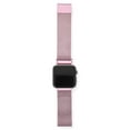 thumbnail image 1 of Adult Ladies Rose Gold Mesh Magnetic Replacement Strap with Clear Crystals. 38-41MM, 1 of 5