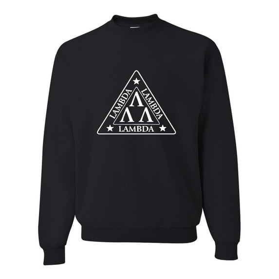 Adult Lambda Lambda Lambda Tri Lambda Funny Sweatshirt Crewneck