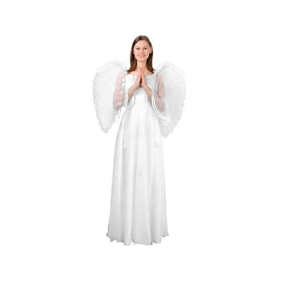 Adult Large White Feather Angel Wings