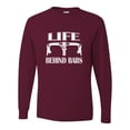 thumbnail image 1 of Adult Life Behind Bars Funny Bike Bicycle Funny Long Sleeve T-Shirt, 1 of 1