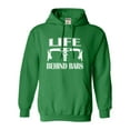 thumbnail image 1 of Adult Life Behind Bars Funny Bike Bicycle Funny Sweatshirt Hoodie, 1 of 1