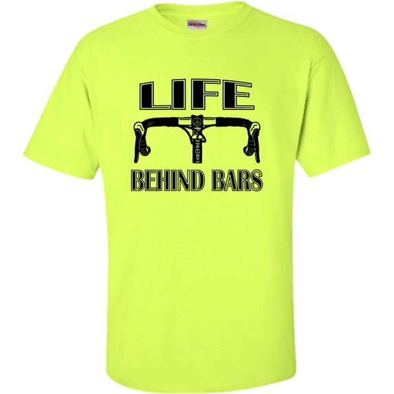 Adult Life Behind Bars Funny Bike Bicycle Funny T-Shirt