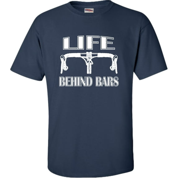 Adult Life Behind Bars Funny Bike Bicycle Funny T-Shirt