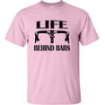 thumbnail image 1 of Adult Life Behind Bars Funny Bike Bicycle Funny T-Shirt, 1 of 1