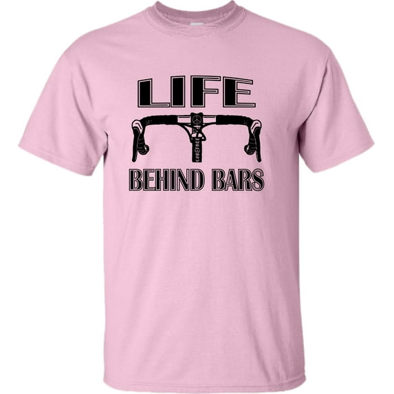 Adult Life Behind Bars Funny Bike Bicycle Funny T-Shirt