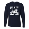 thumbnail image 1 of Adult Life In The Slow Lane Sloth Lovers Long Sleeve T-Shirt, 1 of 1