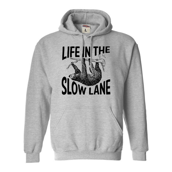 Adult Life In The Slow Lane Sloth Lovers Sweatshirt Hoodie