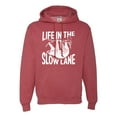 thumbnail image 1 of Adult Life In The Slow Lane Sloth Lovers Sweatshirt Hoodie, 1 of 1
