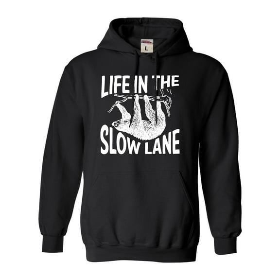 Adult Life In The Slow Lane Sloth Lovers Sweatshirt Hoodie