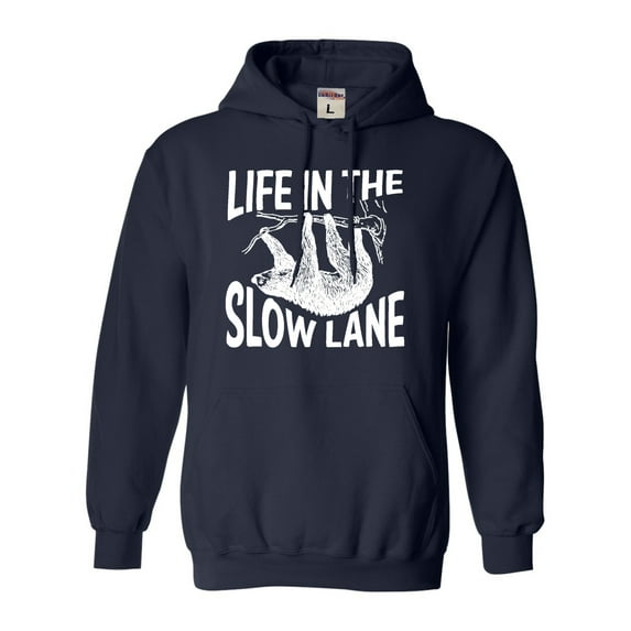 Adult Life In The Slow Lane Sloth Lovers Sweatshirt Hoodie