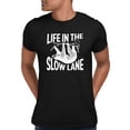 thumbnail image 1 of Adult Life In The Slow Lane Sloth Lovers T-Shirt, 1 of 1