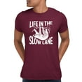 thumbnail image 1 of Adult Life In The Slow Lane Sloth Lovers T-Shirt, 1 of 1