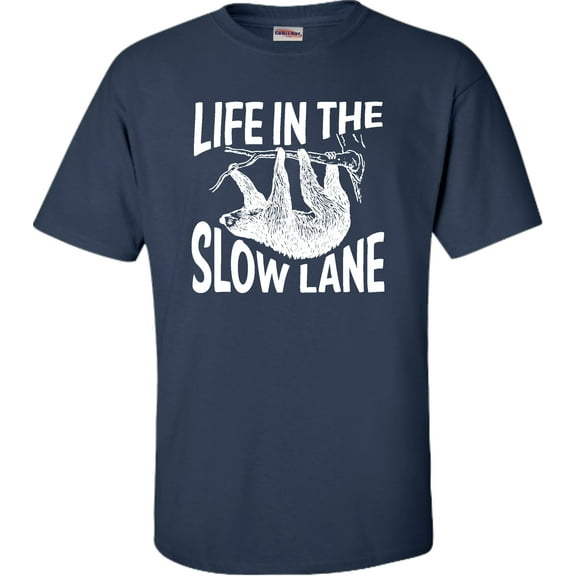 Adult Life In The Slow Lane Sloth Lovers T-Shirt