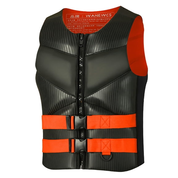 Adult Life Jacket Vest – Lightweight Buoyancy Swim Vest With Breathable Fabric And Adjustable Fit, Safety Floating Swimwear Gear, Outdoor Water Sports Vest For Kayaking Swimming