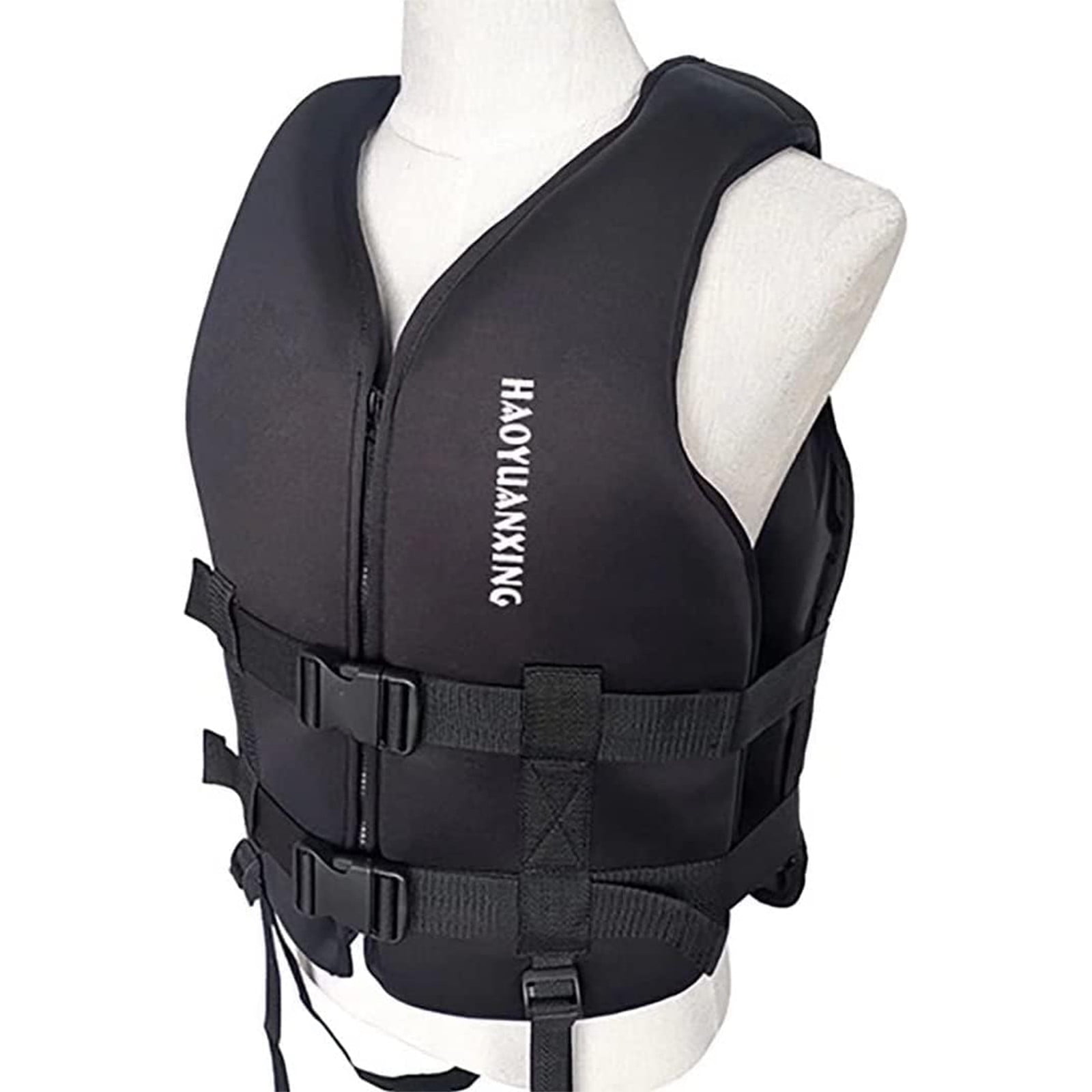 Adult Life Vest PFD for Kayaking Boating, High Buoyancy Adjustable Swim Jacket for Men Women, Watersports Safety Vest S-XXL (Fits 66-265 lbs)