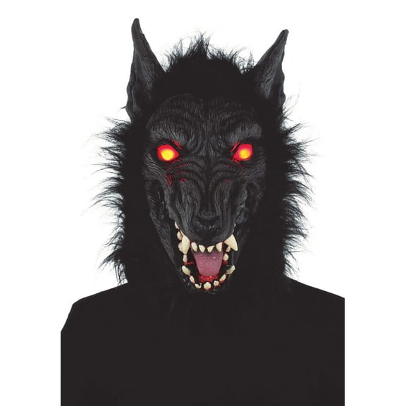 Adult Light Up Rage Wolf LED Mask