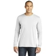 thumbnail image 1 of Anvil 949 100% Combed Ring Spun Cotton Long Sleeve T Shirt, White, S, Pack Of 6, Mens T-Shirts, 1 of 1