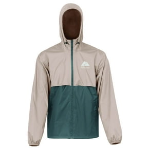 Ozark Trail Adult Lightweight Packable Rain Jacket with Adjustable Hood - Medium/Large