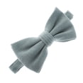 thumbnail image 1 of Adult Linen Adjustable Pre-Tied Bow Tie - Smoky Blue, 1 of 5