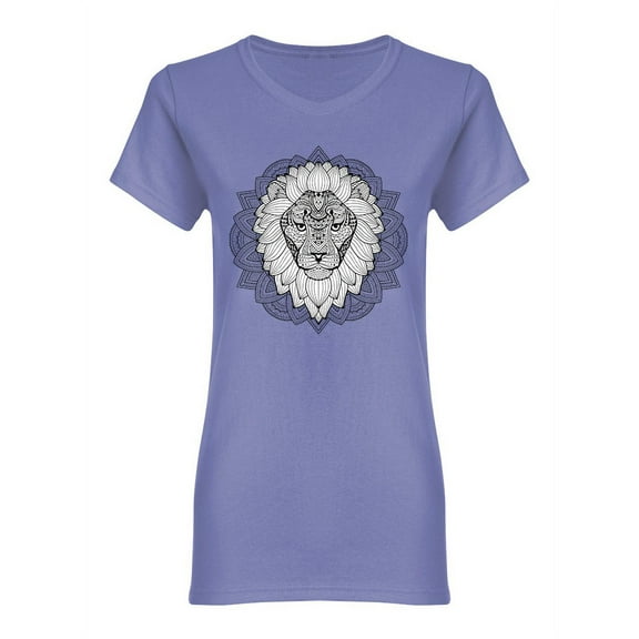 Adult Lion Design Shaped T-Shirt Women -Image by Shutterstock, Female x-Large