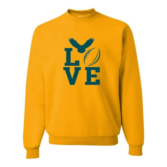 Adult Love Football Philadelphia Sweatshirt Crewneck