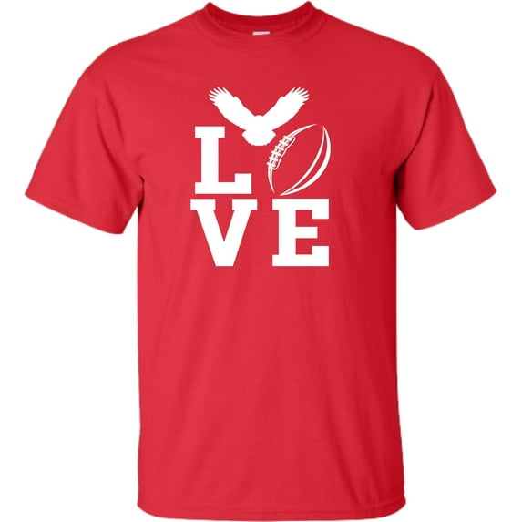 Adult Love Football Philadelphia T-Shirt