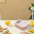 Adult Lunch Box, 1200 Ml 3-Compartment Bento Lunch Box, Lunch