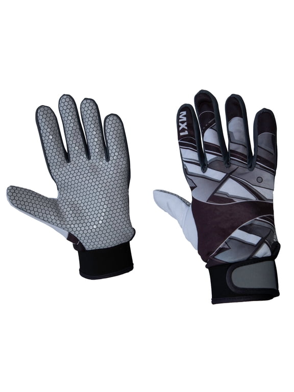 Adult MX Off-Road / ATV Riding Gloves, Color: Black Graphic, Size: Large