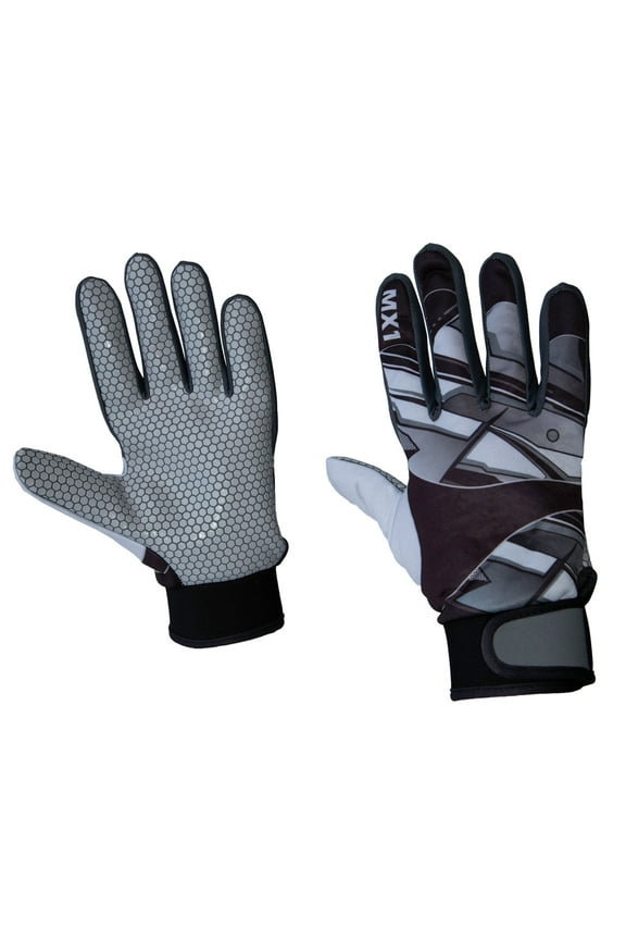 Adult MX off-road, ATV, BMX, Cycling, Riding, Outdoor Gloves - Black/Grey, XL