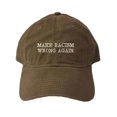 thumbnail image 1 of Adult Make Racism Wrong Again Embroidered Deluxe Dad Hat, 1 of 1
