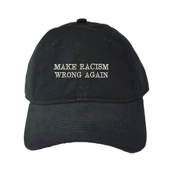 Adult Make Racism Wrong Again Embroidered Deluxe Dad Hat