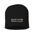 thumbnail image 1 of Adult Make Racism Wrong Again Embroidered Knit Beanie Cap, 1 of 1