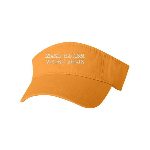 Adult Make Racism Wrong Again Embroidered Visor Dad Hat