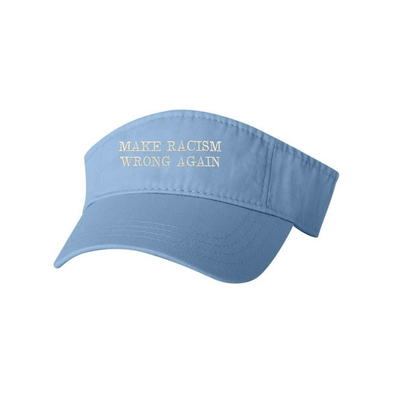 Adult Make Racism Wrong Again Embroidered Visor Dad Hat