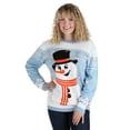 thumbnail image 1 of Adult Male Friendly Snowman Ugly Christmas Sweater, 1 of 10