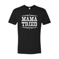 thumbnail image 1 of Adult Mama Tried Retro Country Music Deluxe T-Shirt, 1 of 1