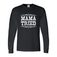 thumbnail image 1 of Adult Mama Tried Retro Country Music Long Sleeve T-Shirt, 1 of 1