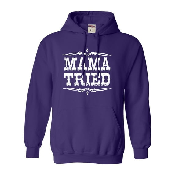 Adult Mama Tried Retro Country Music Sweatshirt Hoodie
