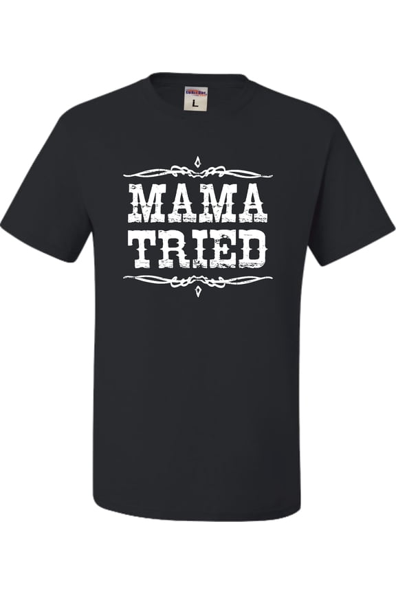 Adult Mama Tried Retro Country Music T-Shirt