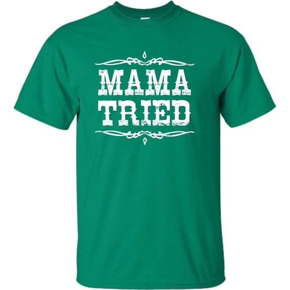 Adult Mama Tried Retro Country Music T-Shirt