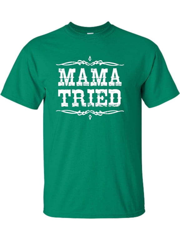 Adult Mama Tried Retro Country Music T-Shirt